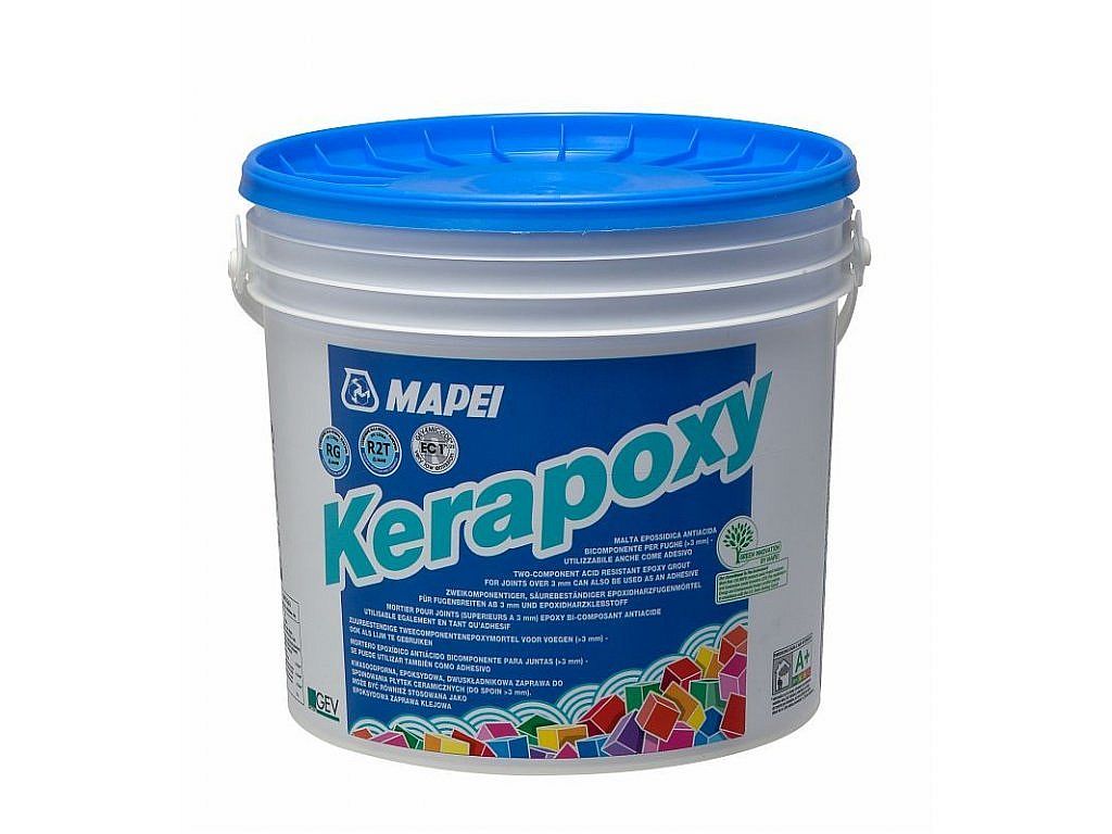 MAPEI KERAPOXY 112 středně šedá dvousložková spárovací hmota kyselinyvzdorná 5kg, 4511205