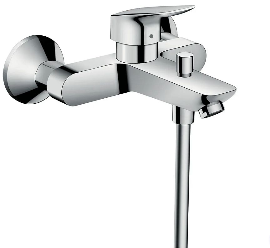 Hansgrohe Logis 71400000 baterie vanová nástěnná - chrom, s přepínačem