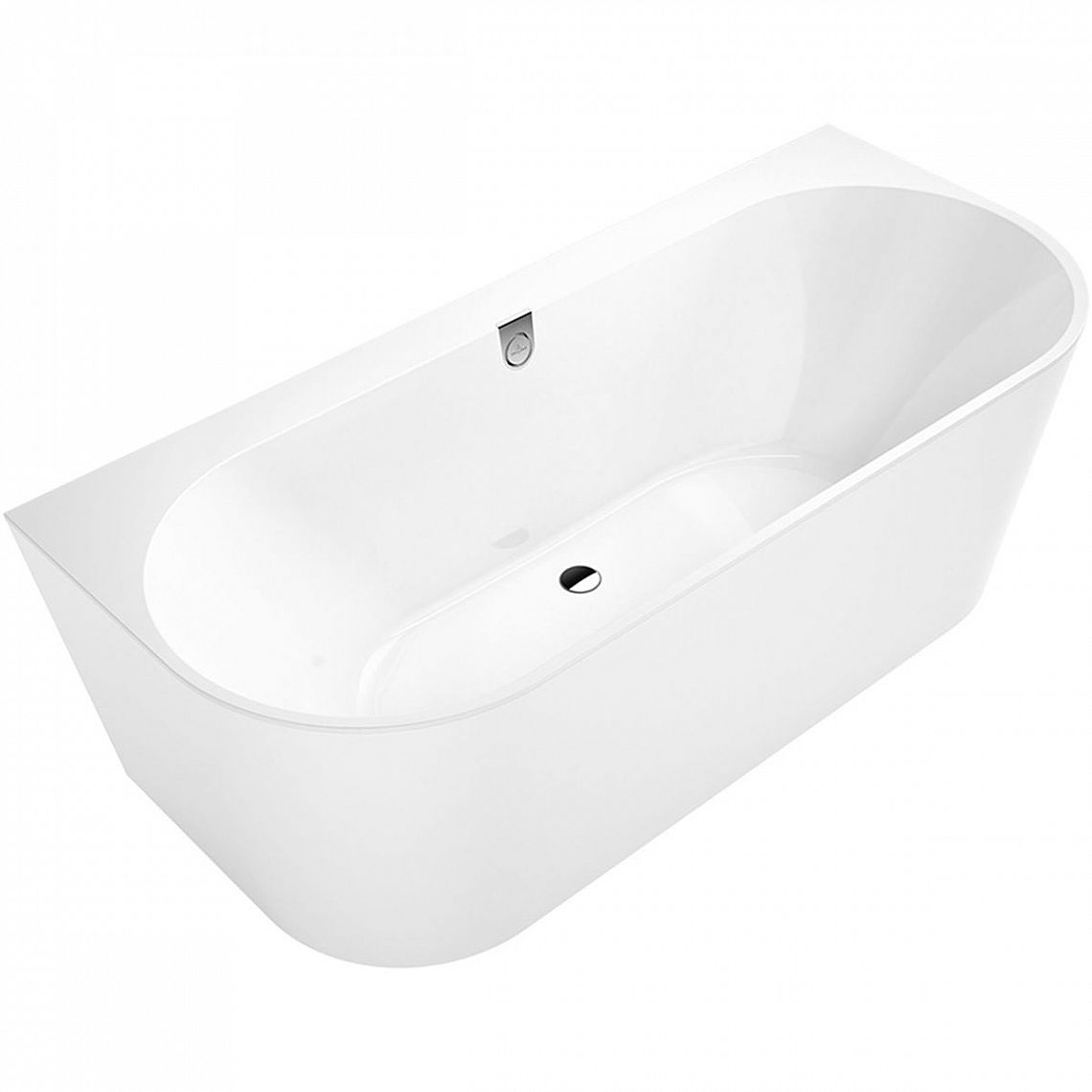 Villeroy Boch OBERON 2.0 Duo UBQ180OBR9CD00V-01 vana 180x80 cm bílá pro přistavení ke stěně Quaryl