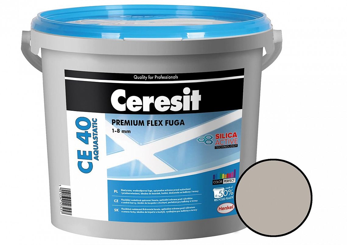 Ceresit CE40 šedá spárovací hmota 5kg, 2405316
