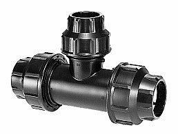 PP- S TR 63 - 50 mm - PE T kus redukovaný svěrný 15063T0050