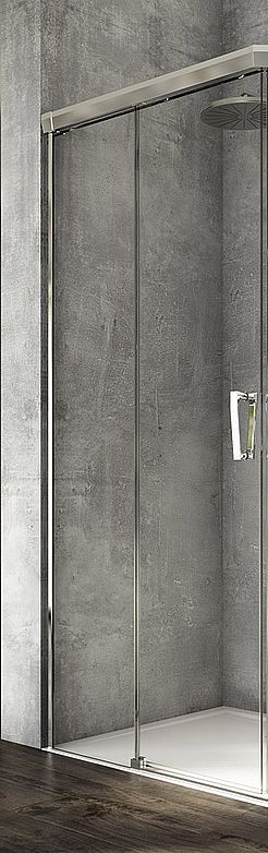SANSWISS Ronal CADURA CAE2GSM15007 jednodílné posuvné dveře s pevnou stěnou v rovině - levé / 1 strana rohového vstupu
