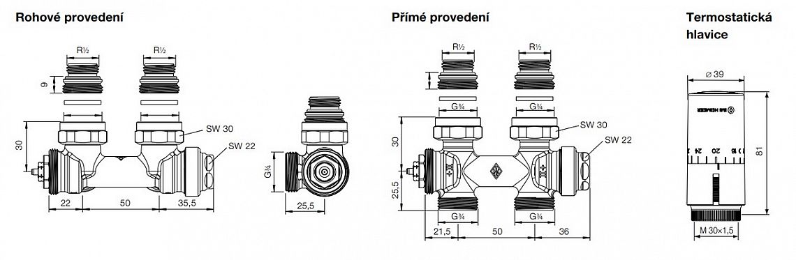 Korado Z-D042 armatura připojovací HM