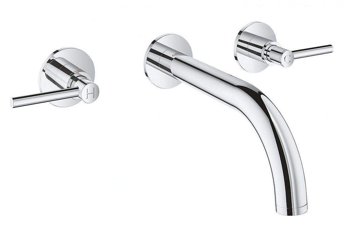 Grohe Atrio 20169003 umyvadlová nástěnná tříotvorová baterie, DN 15 velikost S, chrom