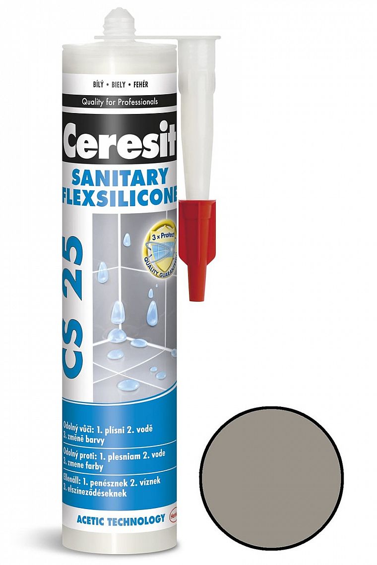 Ceresit CS 25 silikon cementgrey 280ml, 2907986