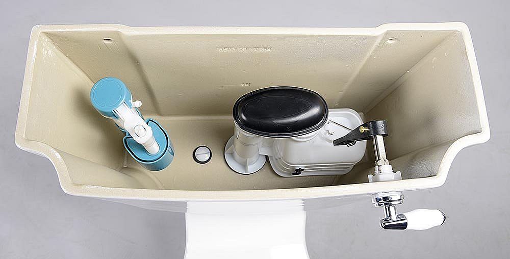 SAPHO AQUALINE ANTIK WC nádržka včetně splachovacího mechanismu, bílá, AK107-208