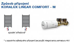 Korado KORALUX LINEAR COMFORT-M KLTM 1820/750 CODE 35 - silber