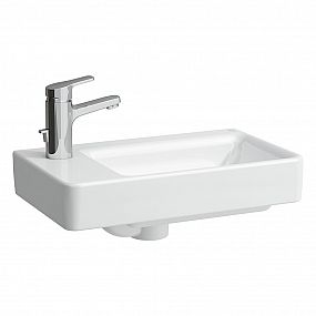 LAUFEN PRO S H8159550001041 umývátko 48x28cm, s otvorem pro baterii vlevo, bílá