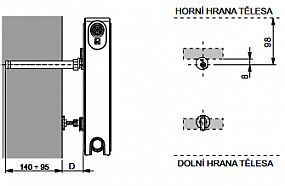 Korado Z-U144 držák RADIK 18/120