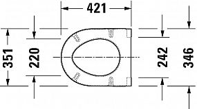 Duravit Starck3 0063890000 wc sedátko