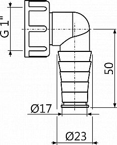 Alcadrain P0048-ND kolínko komplet