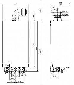 Viessmann Vitodens 050-W B0HA kondenzační kotel 3,2-25kW, Z024671