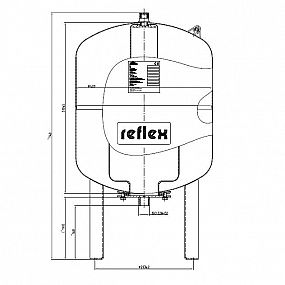 Reflex DE60 10bar tlaková nádoba na vodu