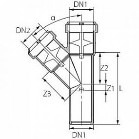 US odbočka USEA 75/50 45st 7070632470