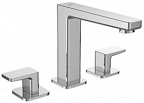 SAPHO TURSI tříprvková stojánková umyvadlová baterie bez výpusti, chrom,  TI017